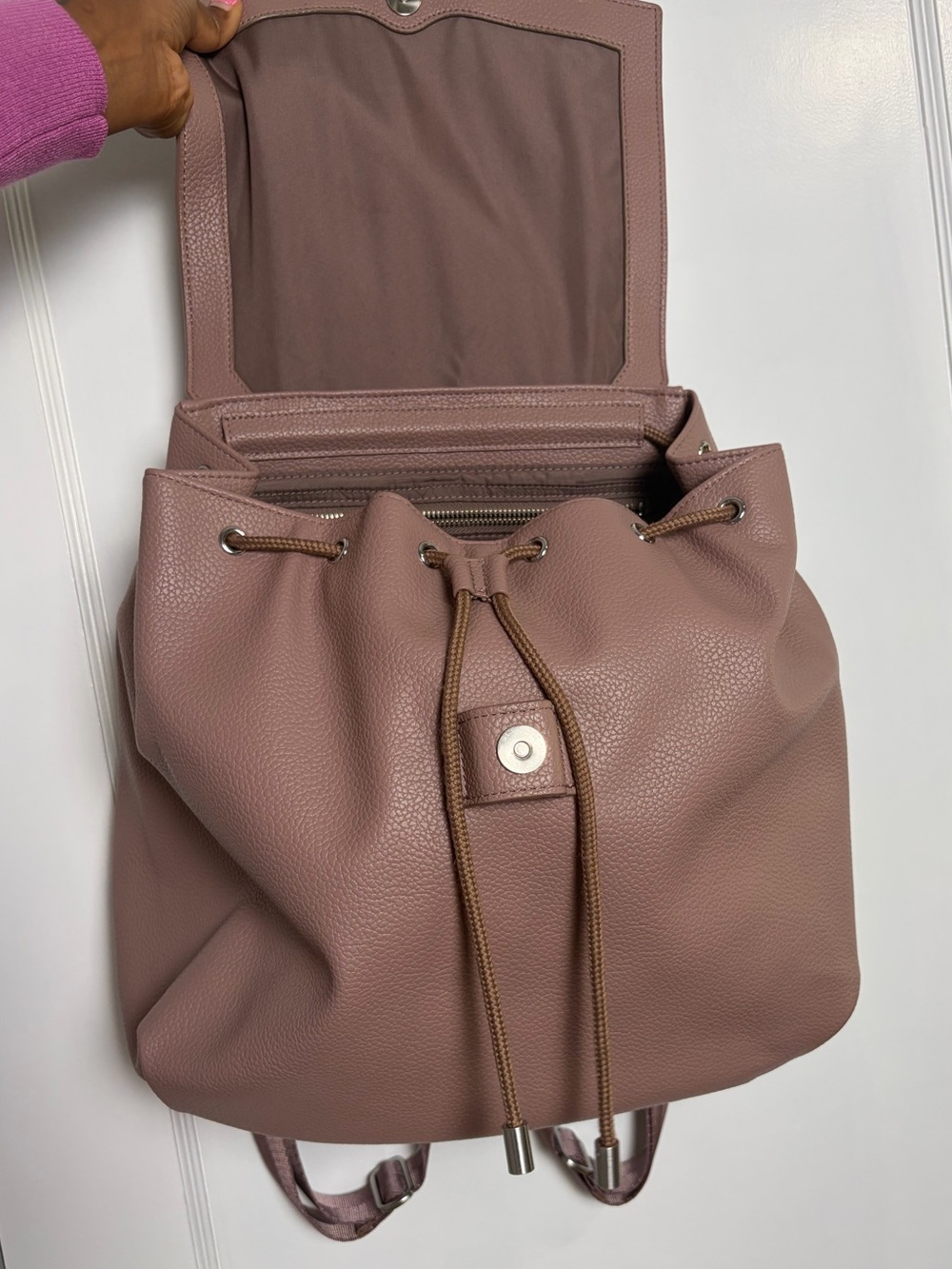 Freshly Picked Drawcord Diaper Bag Backpack - Picture 5 of 16